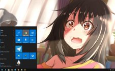 Mitsuha Miyamizu win10 theme