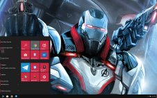 War Machine win10 theme