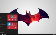 Batman Minimalist win10 theme