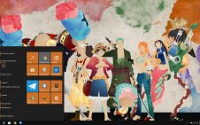 One Piece Minimal win10 theme