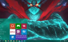 Tengen Toppa Gurren Lagann win10 theme