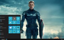 Captain America: The Winter Soldier win10 theme