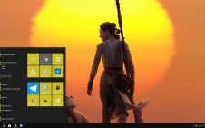 Rey (Star Wars) win10 theme