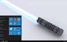 Star Wars Lightsaber win10 theme