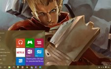 Trigun win10 theme