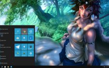 Princess Mononoke win10 theme