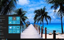 Tropical Beach win10 theme