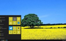 Green Tree win10 theme