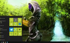 Tali'Zorah (Mass Effect) win10 theme