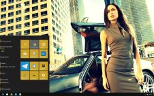 Summer Glau win10 theme