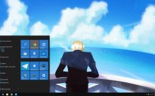 Sanji (One Piece) win10 theme