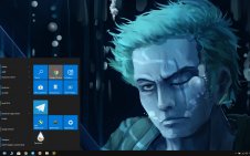 Zoro Roronoa win10 theme