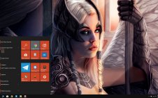 Angel Warrior win10 theme