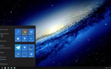 Dark Galaxy win10 theme