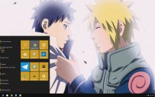 Minato Namikaze win10 theme