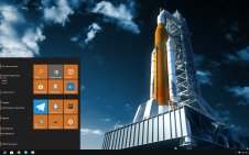 Rocket win10 theme