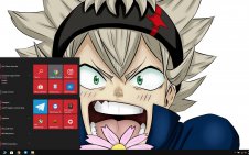 Asta (Black Clover)  win10 theme