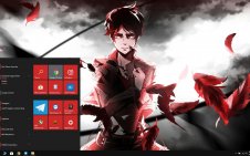 Eren Yeager win10 theme