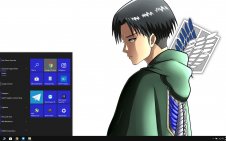 Levi Ackerman win10 theme