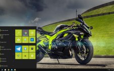 Kawasaki Ninja win10 theme