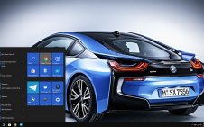 BMW i8 win10 theme