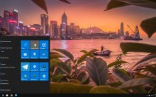 Hong Kong win10 theme