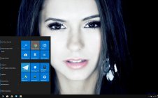 Nina Dobrev win10 theme