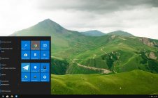 Green Mountain win10 theme