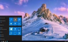 Snow Mountain win10 theme