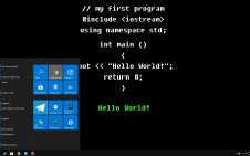 Programmer win10 theme