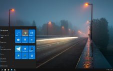 Rainy City Night win10 theme