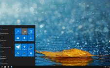 Rainy Nature win10 theme