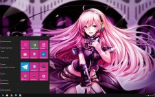 Luka Megurine (Vocaloid) win10 theme