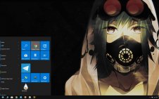 GUMI (Vocaloid) win10 theme