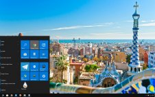 Barcelona City win10 theme