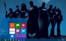 Justice League win10 theme