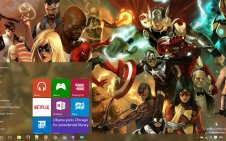 Avengers win10 theme