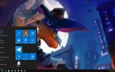 Darkwing Duck win10 theme