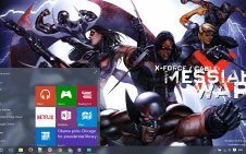 X-Force win10 theme