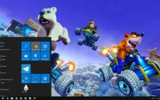 Crash Team Racing win10 theme