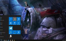 Gravity Rush win10 theme