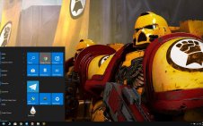 Space Marine win10 theme