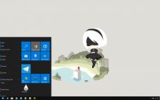 YoRHa 2B win10 theme