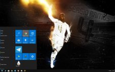 Sergio Ramos win10 theme