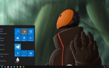 Obito Uchiha win10 theme