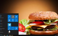 Burger win10 theme