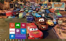 Cars 2 win10 theme