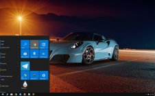 Alfa Romeo 4C win10 theme