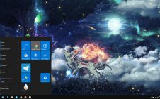 Okami win10 theme