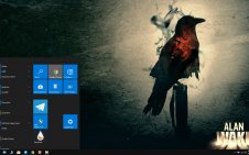 Alan Wake win10 theme